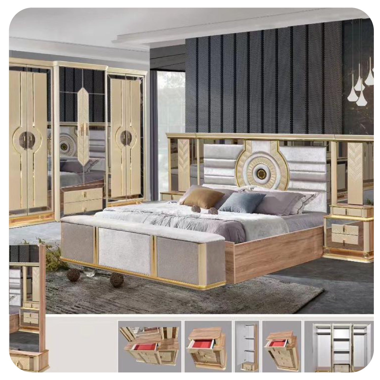 Chambre à coucher complet